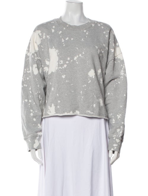 FRAME Printed Crew Neck Sweatshirt