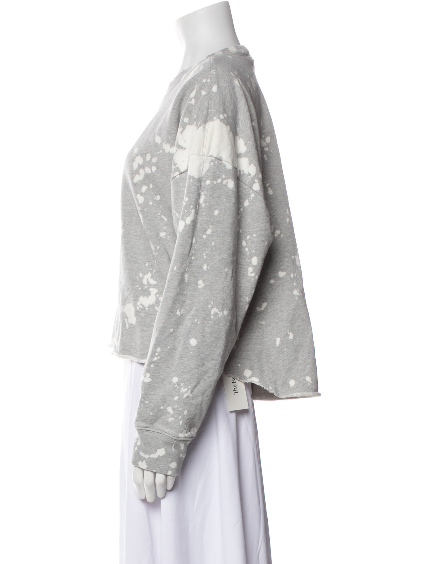 FRAME Printed Crew Neck Sweatshirt