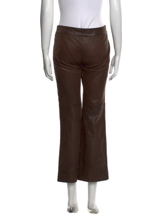 FRAME Leather Wide Leg Pants
