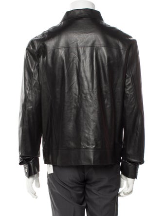 FRAME Calf Leather Utility Jacket