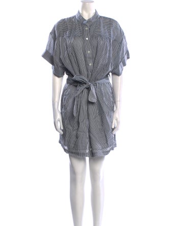 FRAME Striped Mini Dress