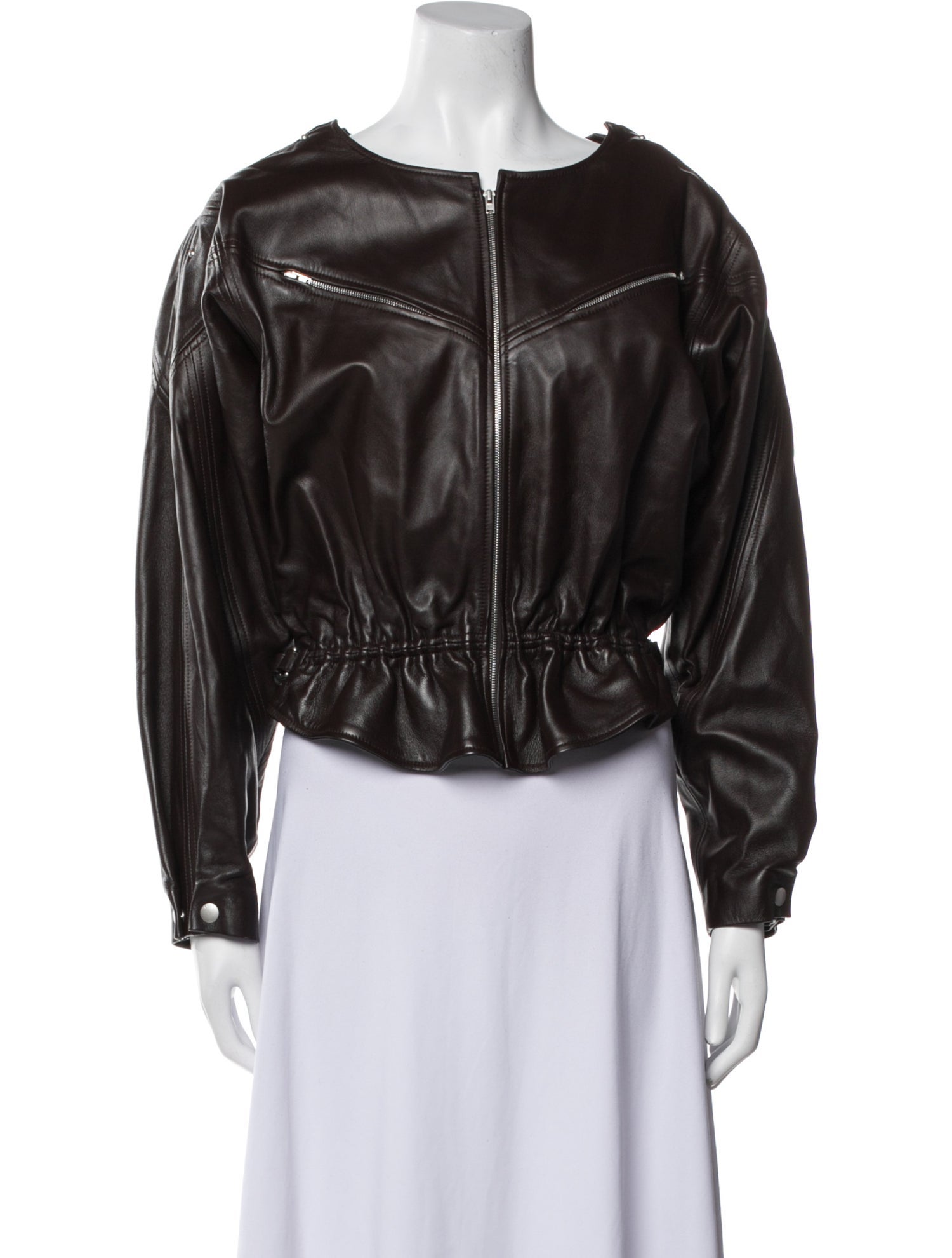 FRAME Lamb Leather Biker Jacket