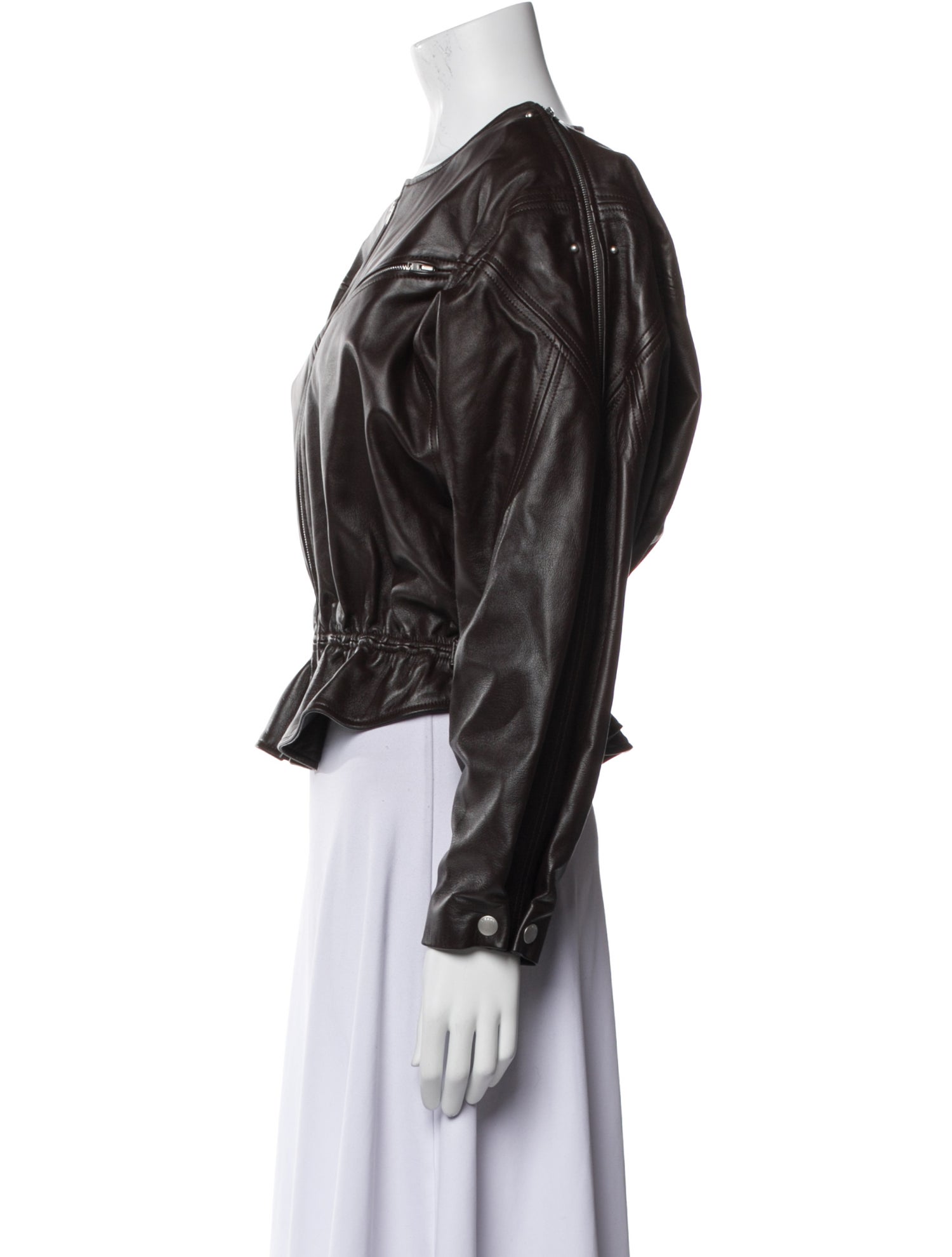 FRAME Lamb Leather Biker Jacket