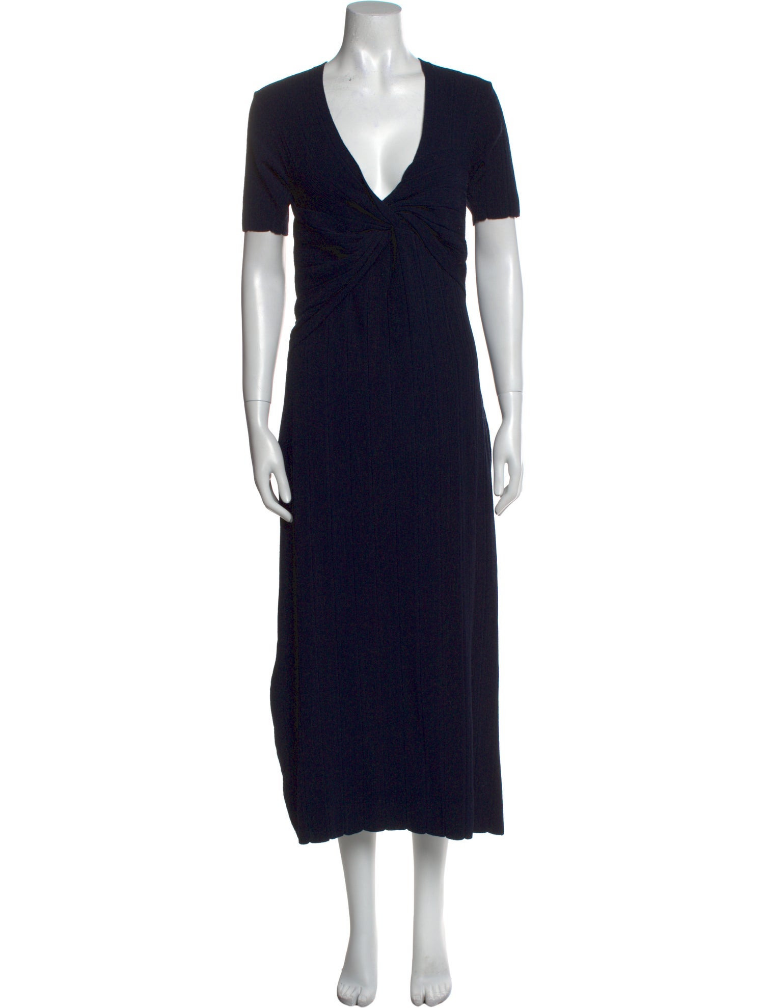 FRAME V-Neck Midi Length Dress