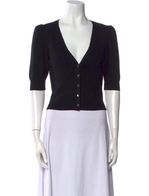 FRAME Silk V-Neck Sweater