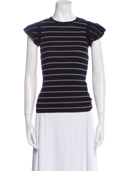 FRAME Wool Striped T-Shirt