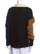 FRAME Virgin Wool Colorblock Pattern Sweater
