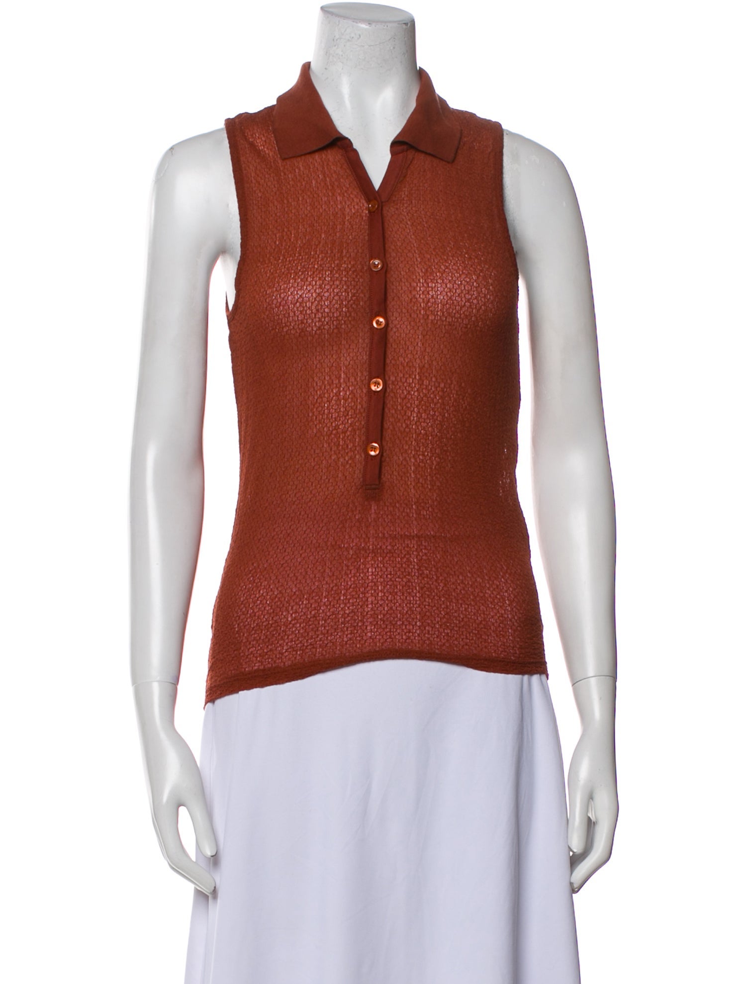 FRAME Sleeveless Polo w/ Tags