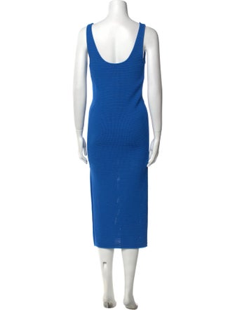 FRAME Striped Long Dress