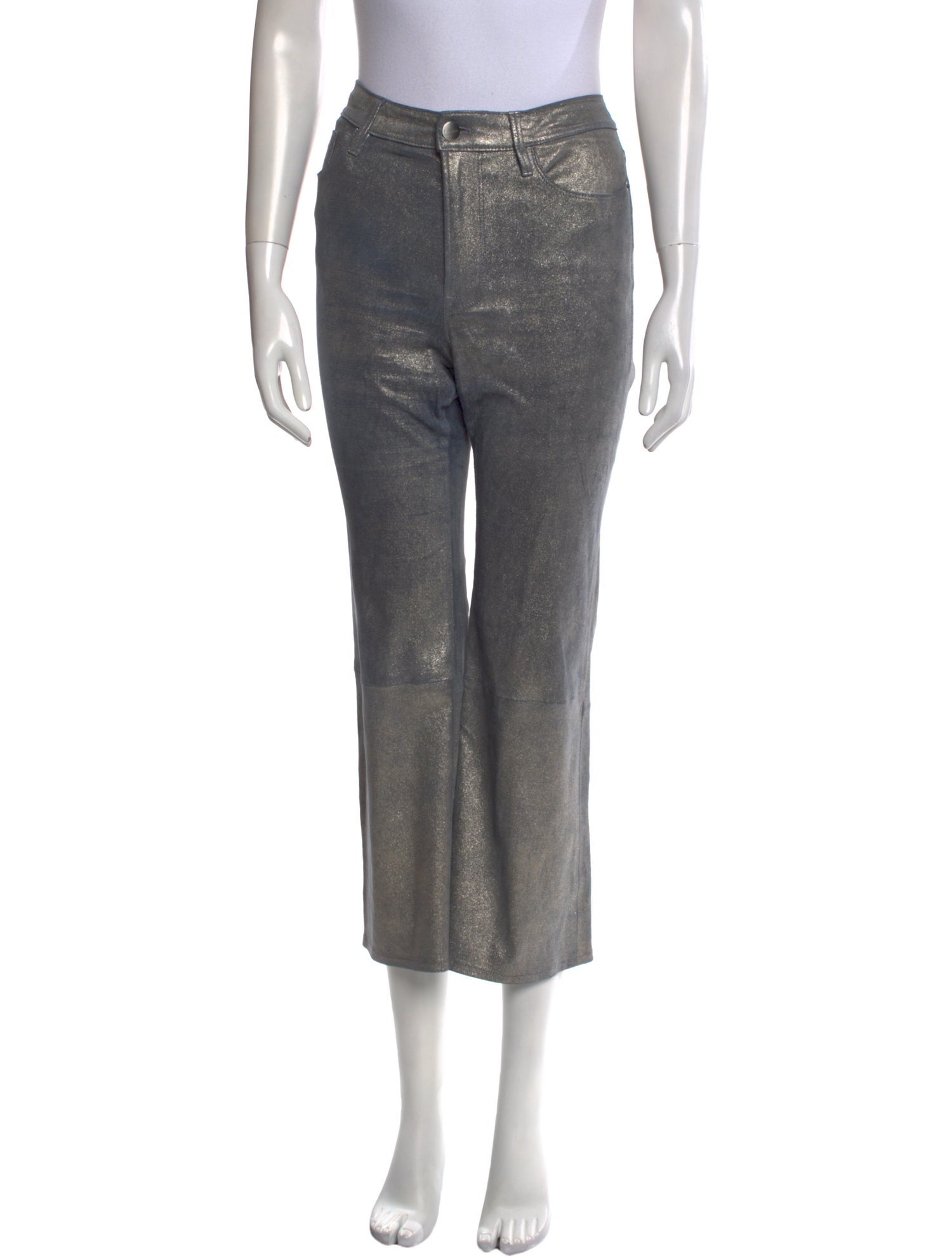 FRAME Lamb Leather Wide Leg Pants