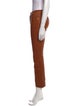 FRAME Lamb Leather Straight Leg Pants