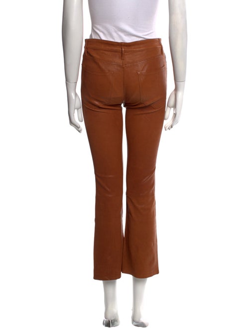 FRAME Lamb Leather Straight Leg Pants