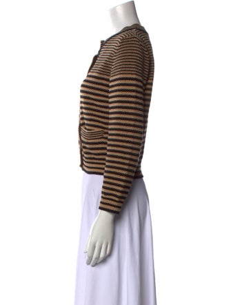 FRAME Striped Crew Neck Sweater