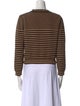 FRAME Striped Crew Neck Sweater