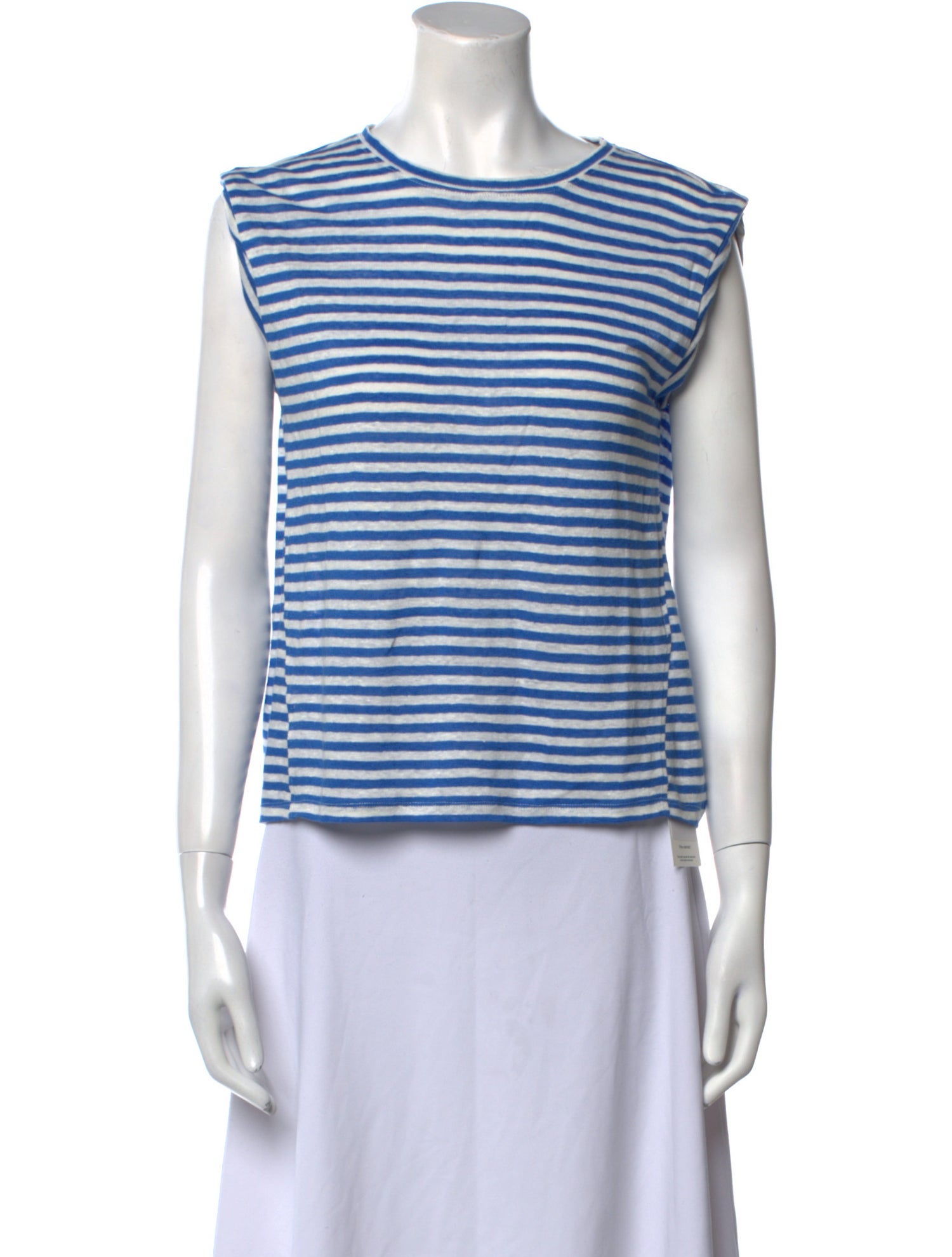 FRAME Linen Striped Top