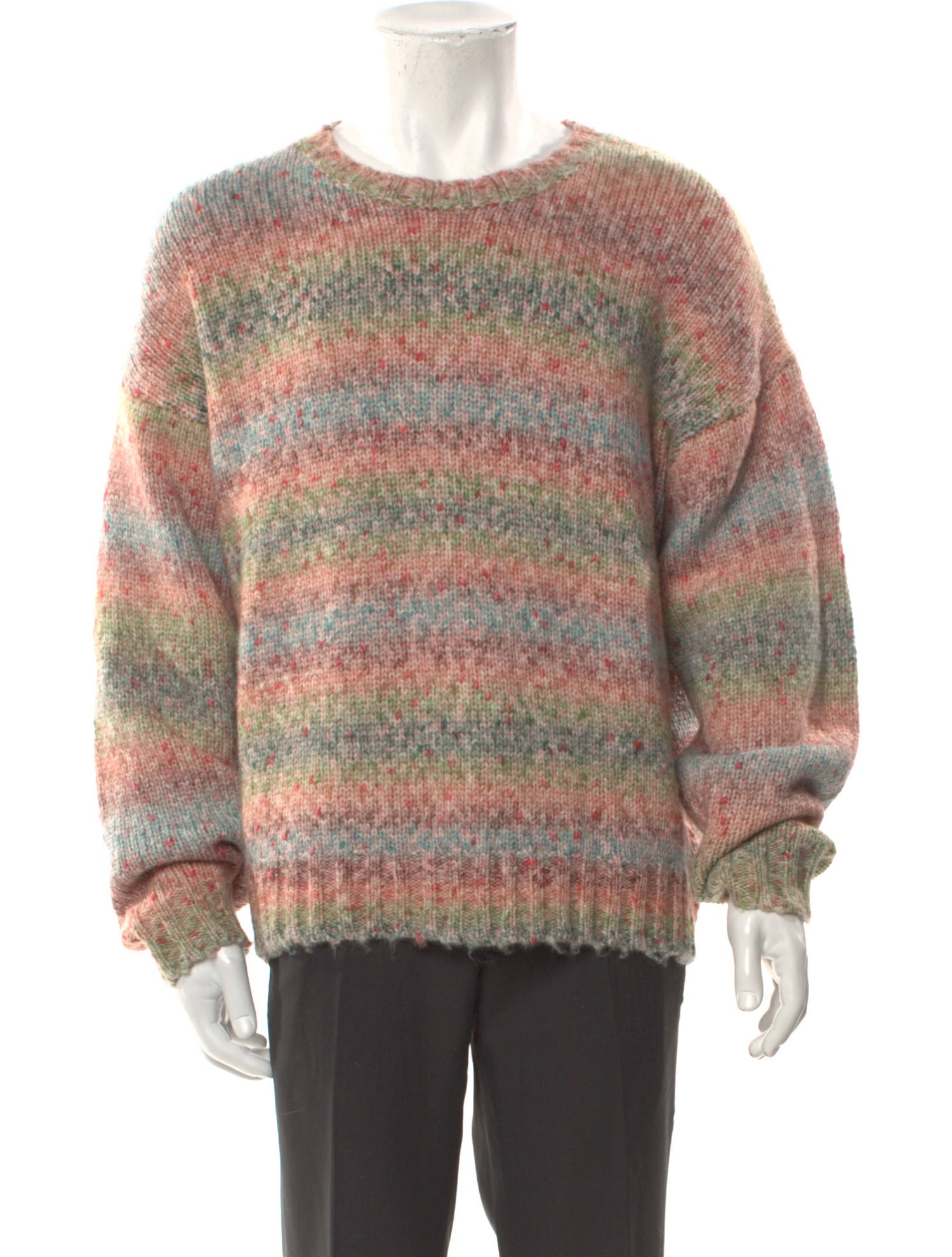 FRAME Baby Alpaca Striped Pullover