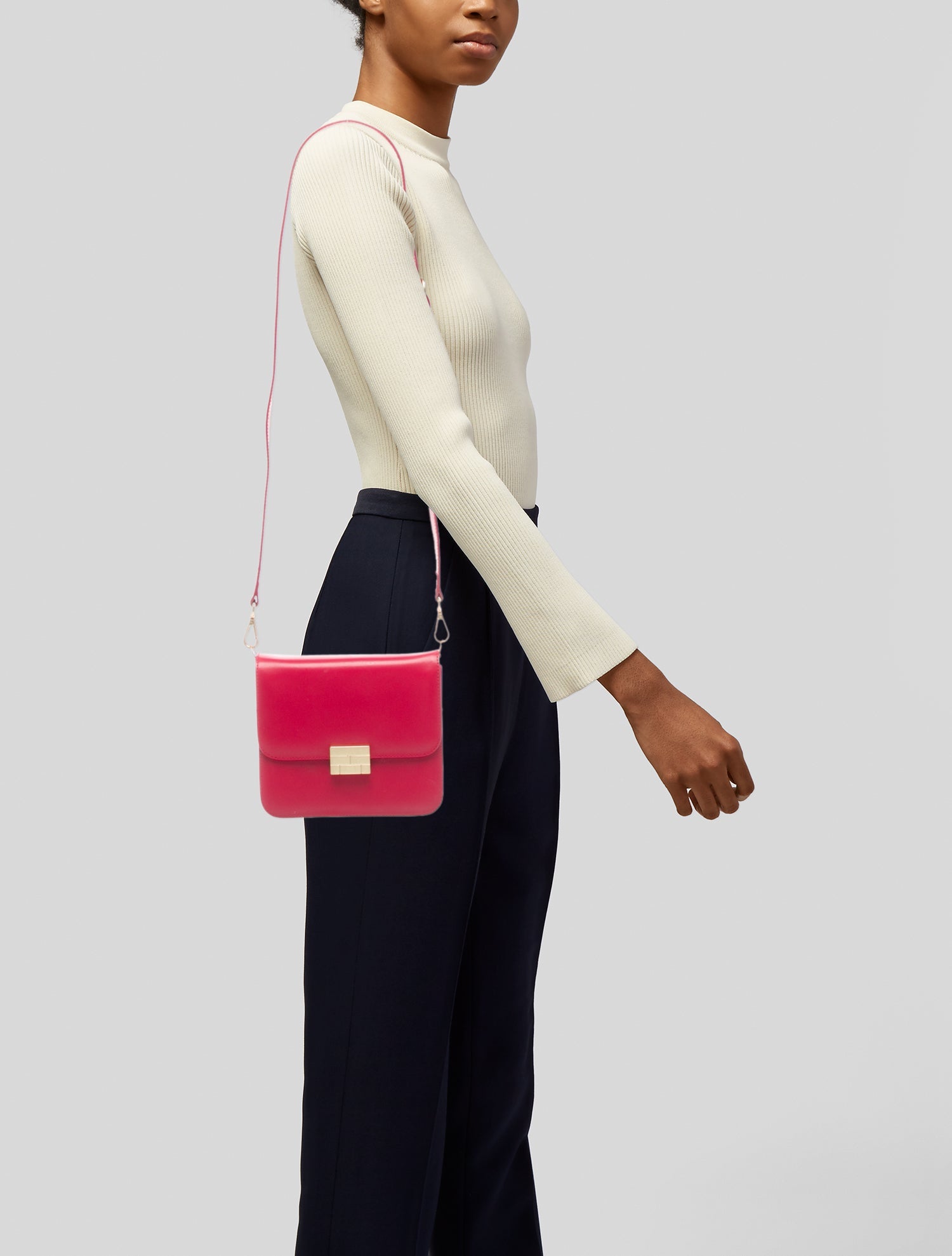 FRAME Leather Crossbody Bag