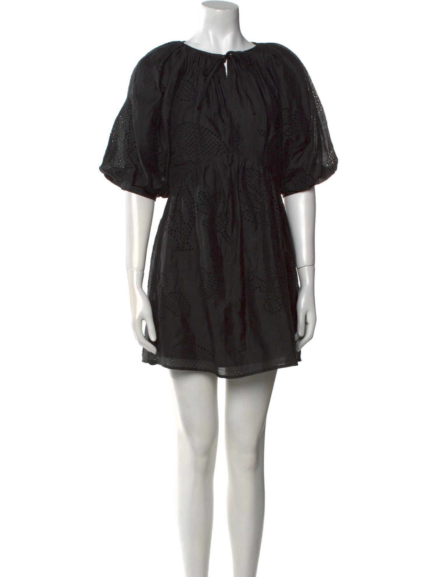 FRAME Scoop Neck Mini Dress