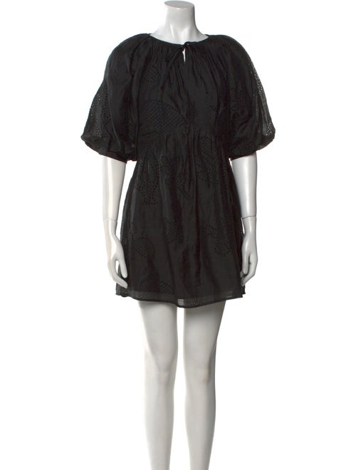 FRAME Scoop Neck Mini Dress