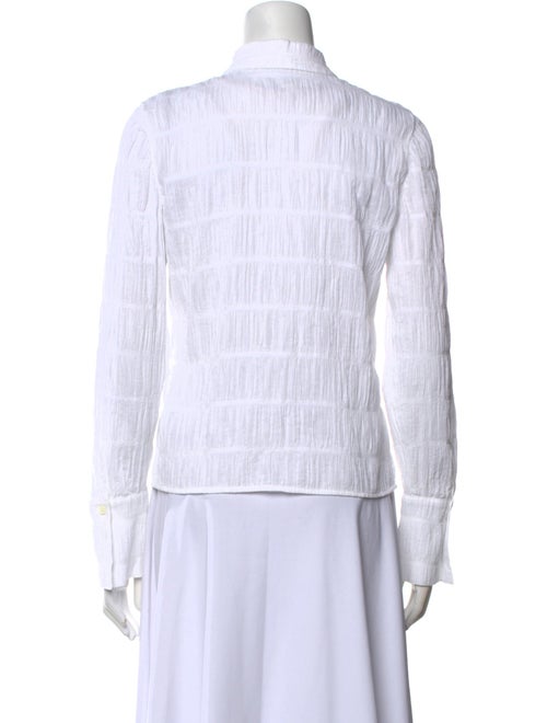 FRAME Long Sleeve Button-Up Top