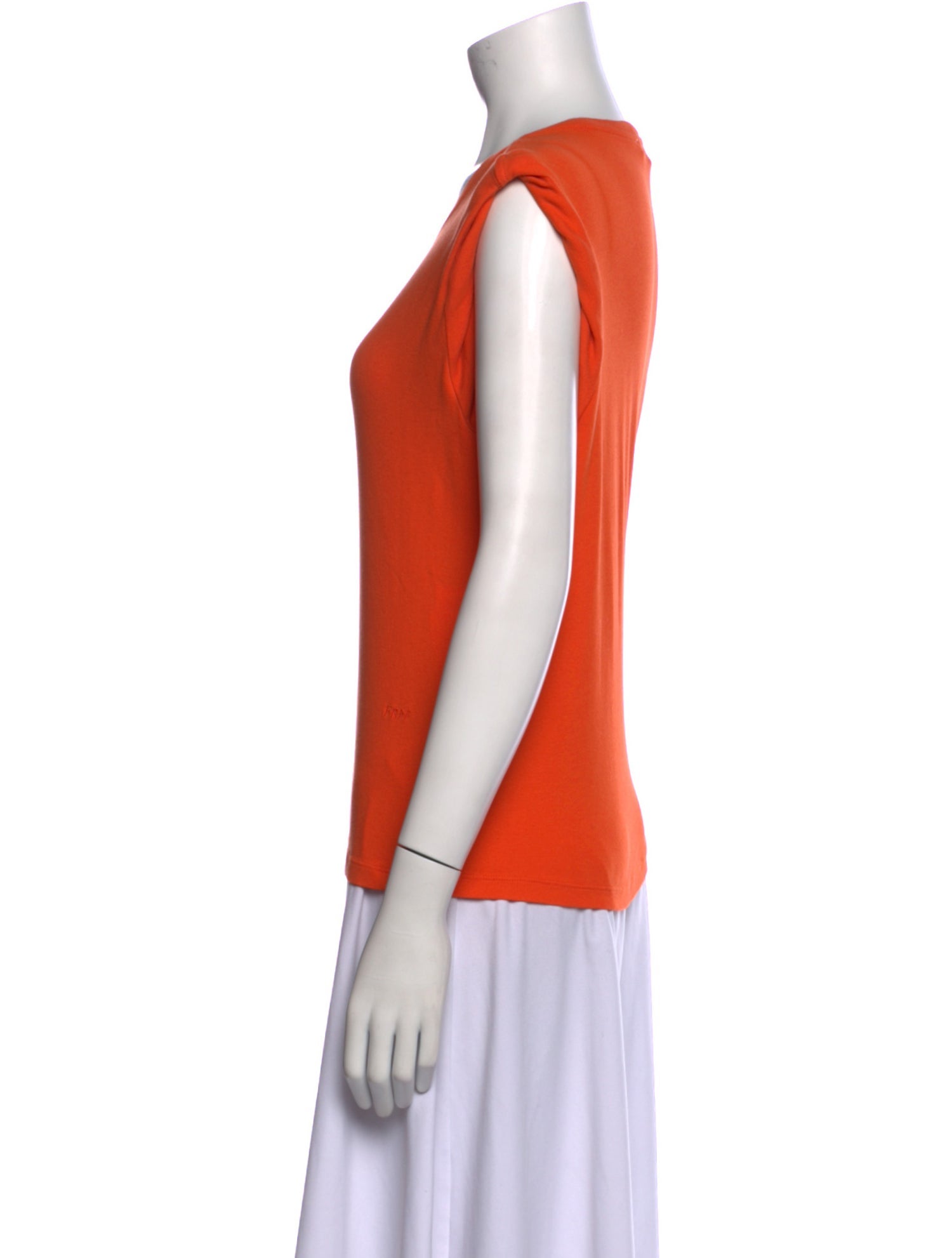 FRAME Crew Neck Sleeveless Top
