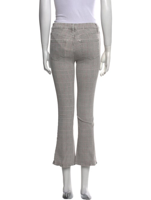 FRAME Plaid Print Straight Leg Pants