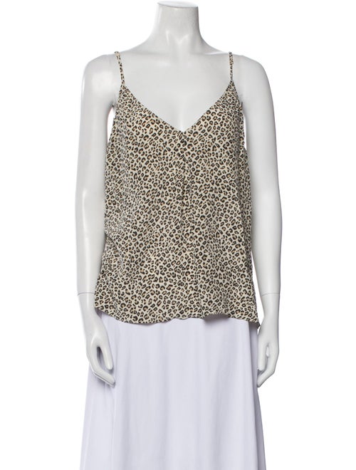 FRAME Silk Printed Top