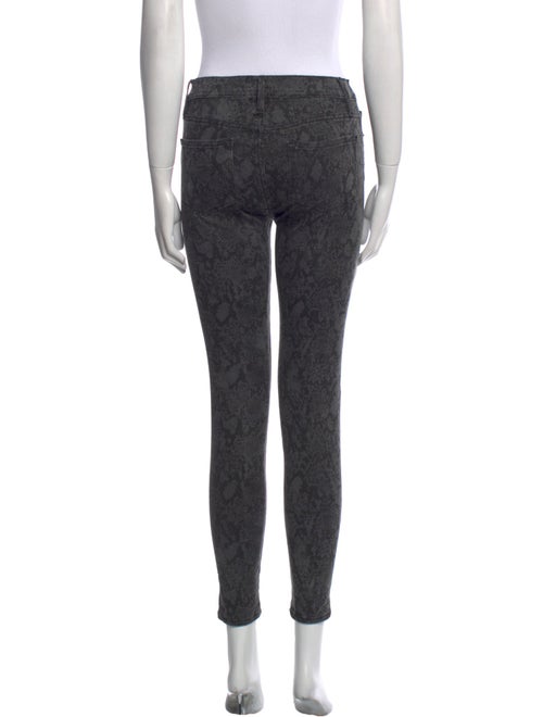 FRAME Printed Skinny Leg Pants