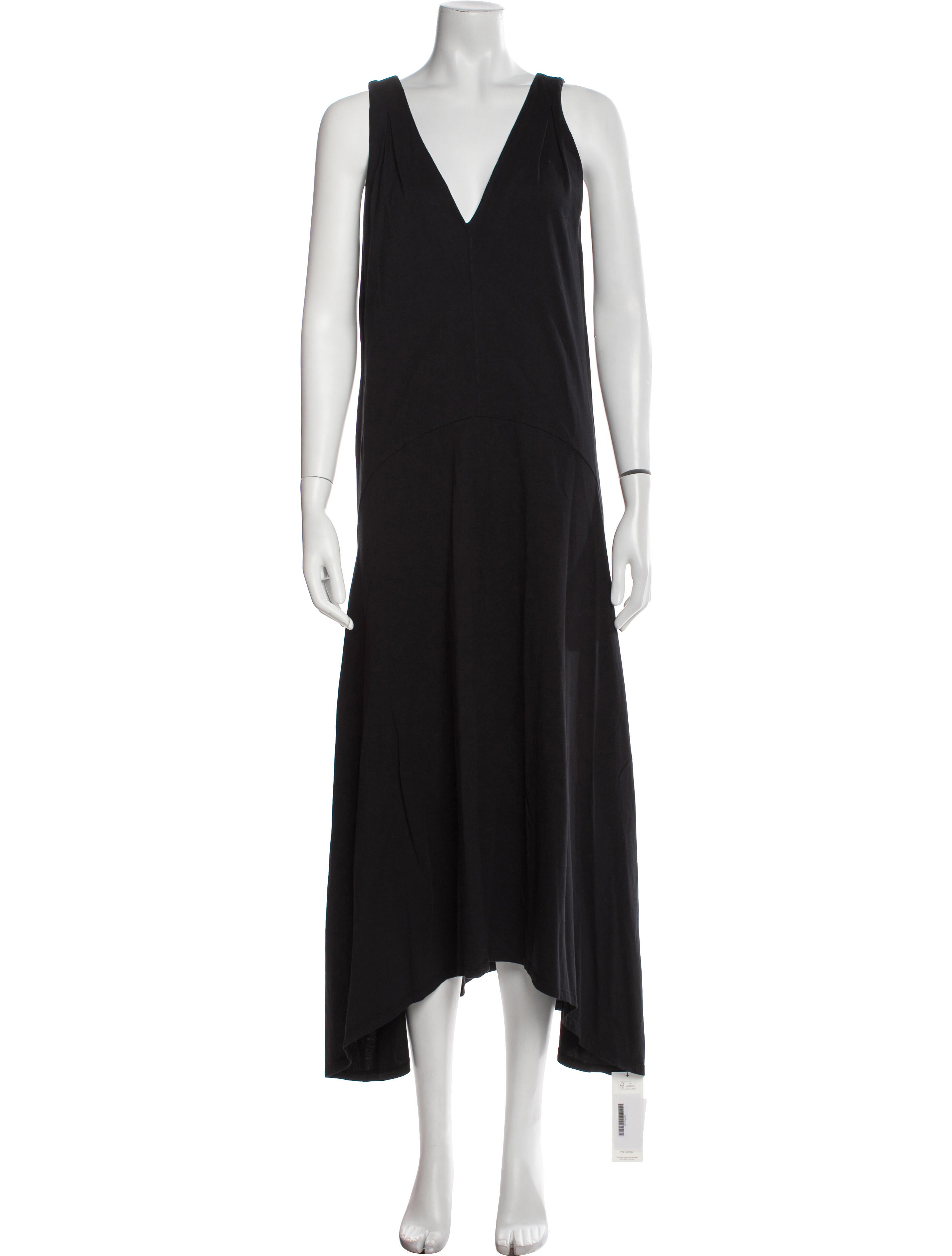 FRAME V-Neck Long Dress