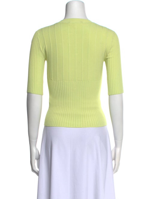 FRAME Crew Neck Three-Quarter Sleeve Top