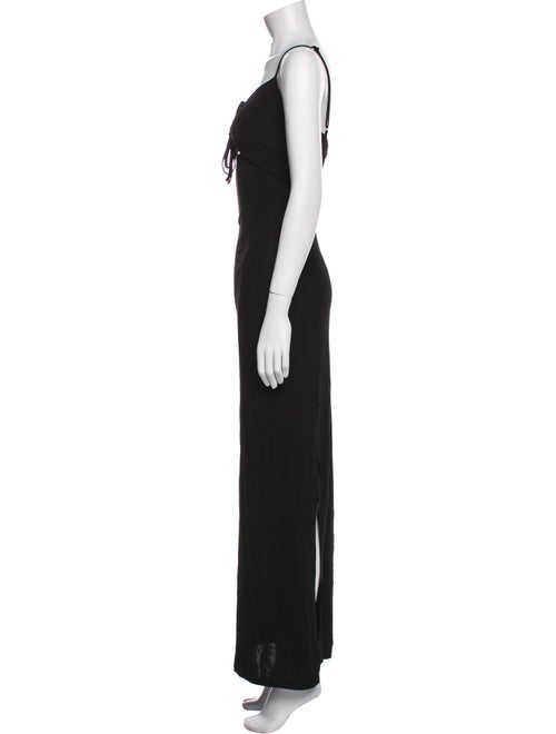 FRAME Square Neckline Long Dress