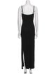 FRAME Square Neckline Long Dress