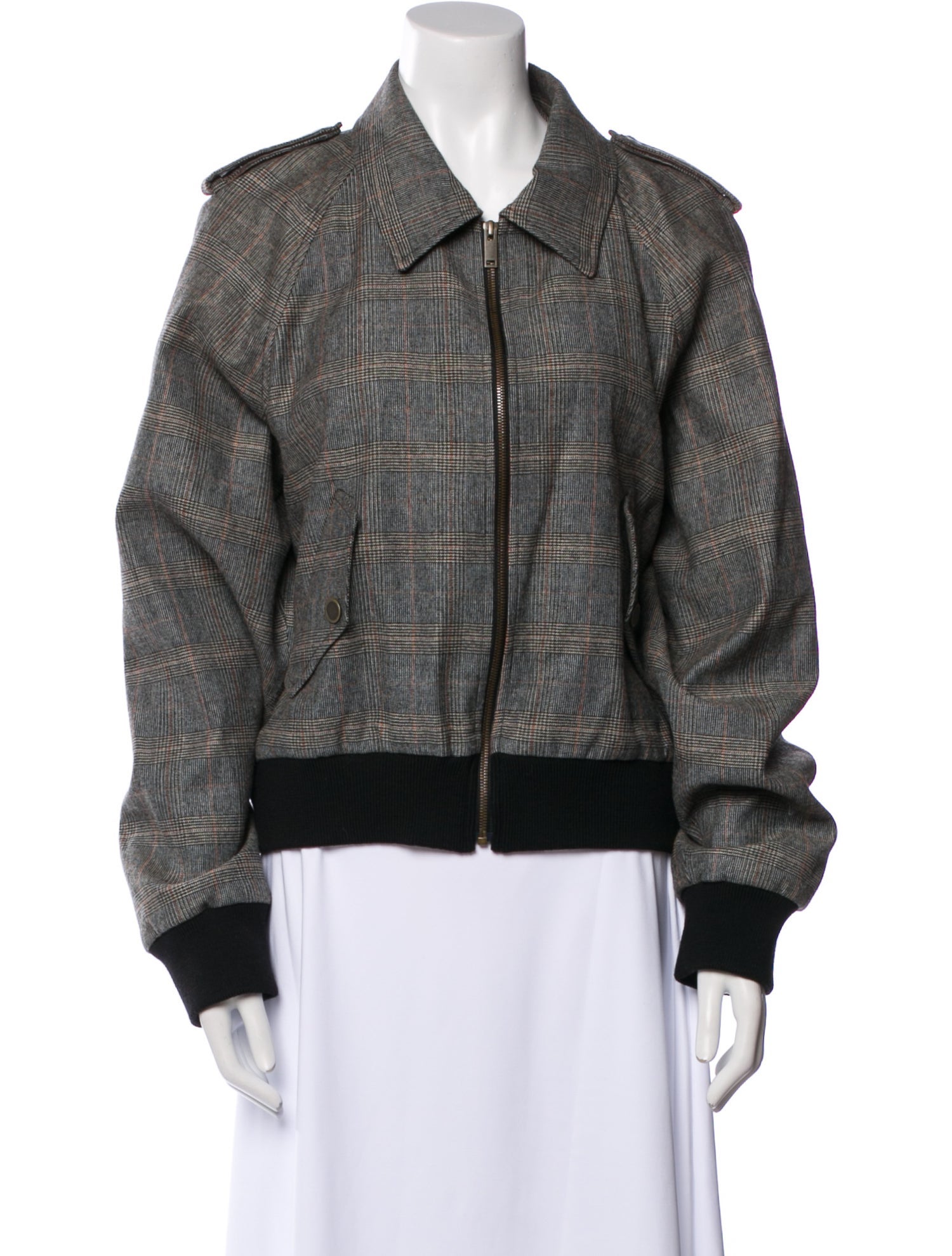 FRAME Plaid Print Blazer w/ Tags