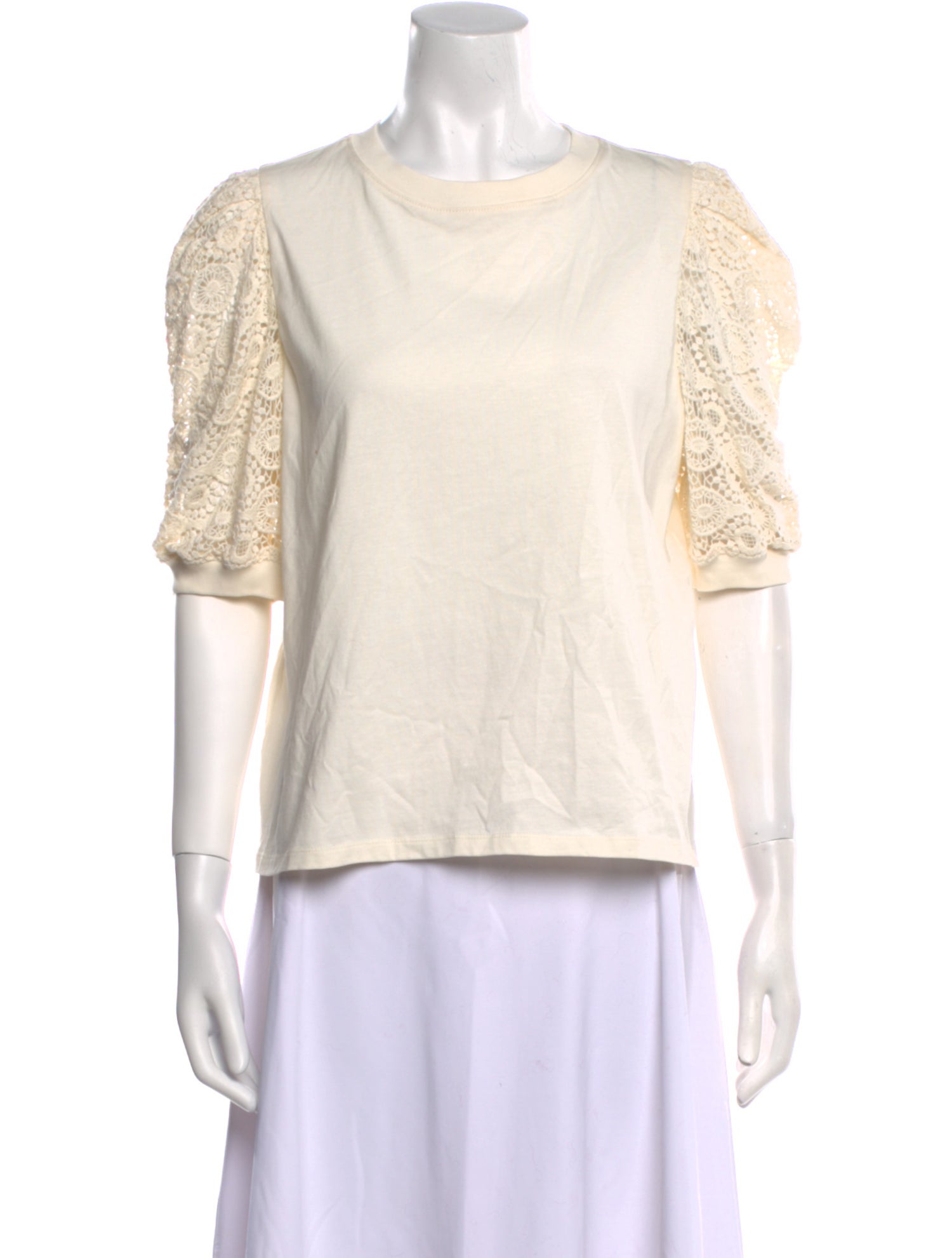 FRAME Crew Neck Short Sleeve Top