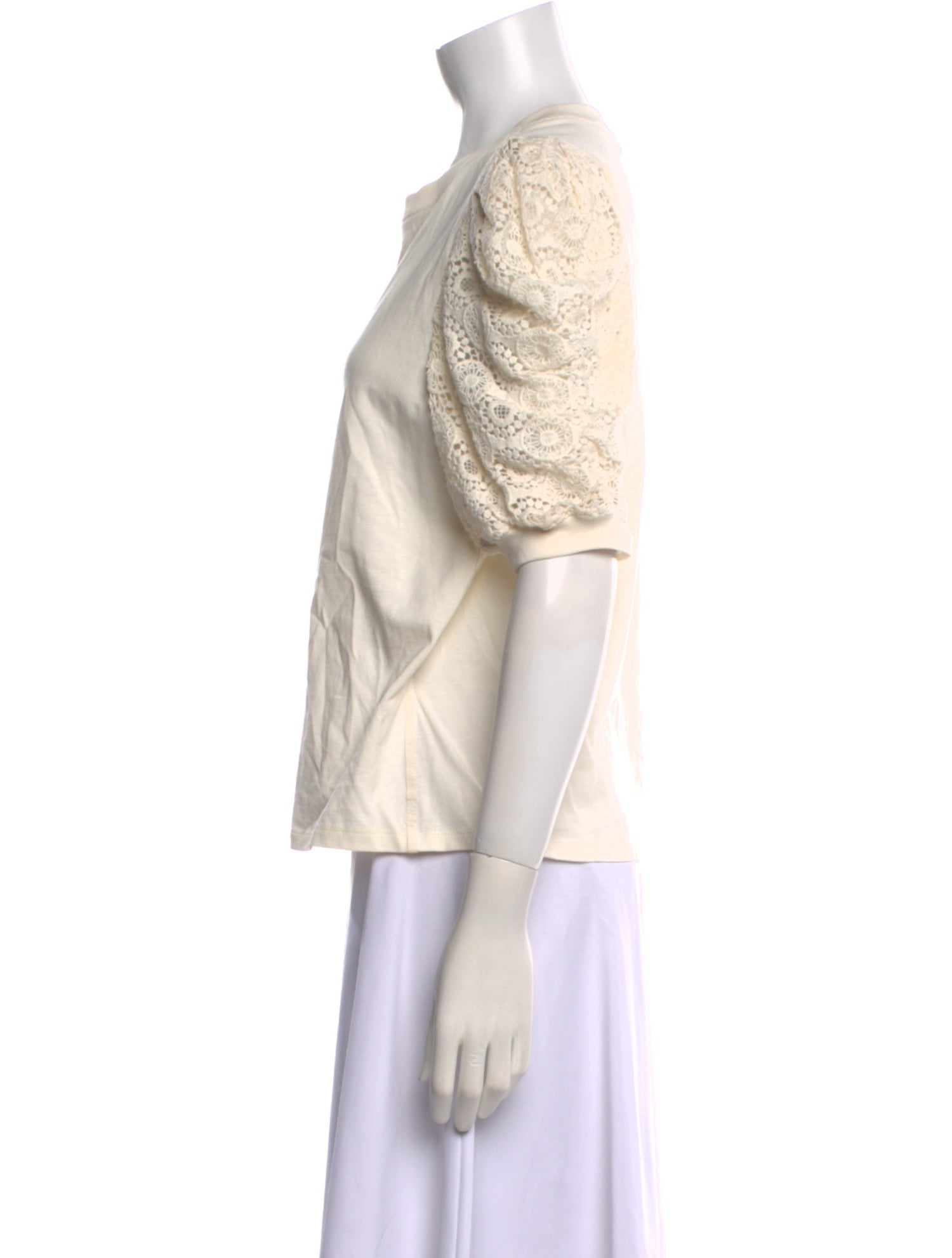 FRAME Crew Neck Short Sleeve Top