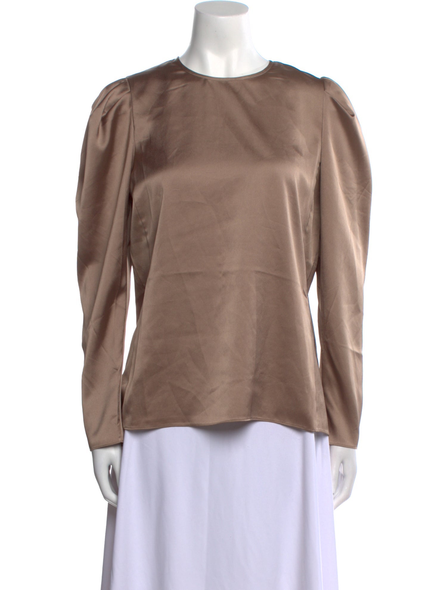 FRAME Crew Neck Long Sleeve Blouse w/ Tags