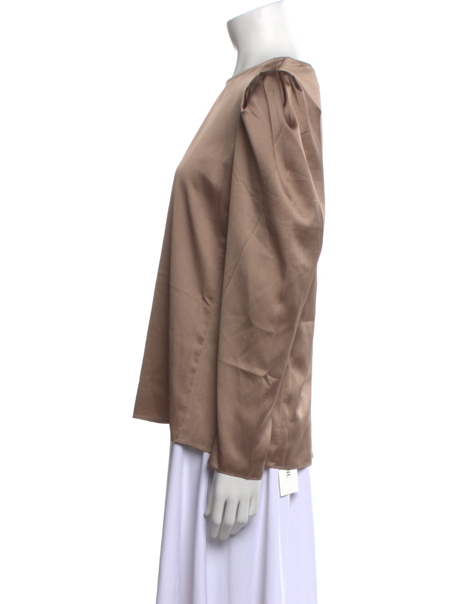 FRAME Crew Neck Long Sleeve Blouse w/ Tags