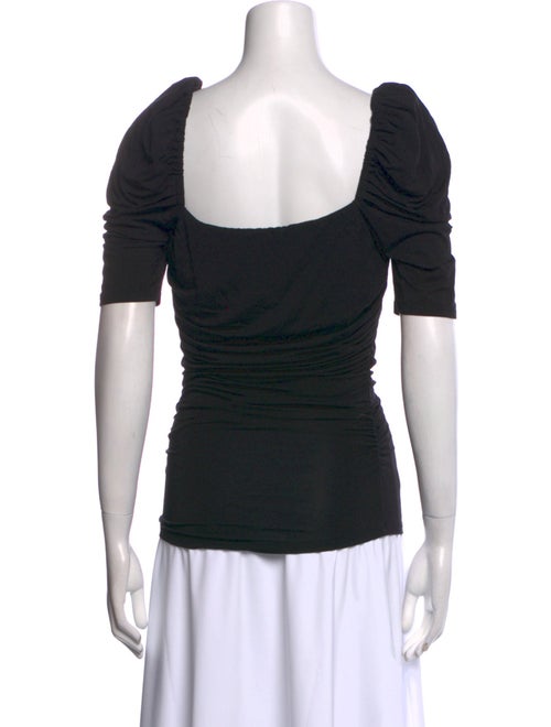 FRAME Square Neckline Short Sleeve Top