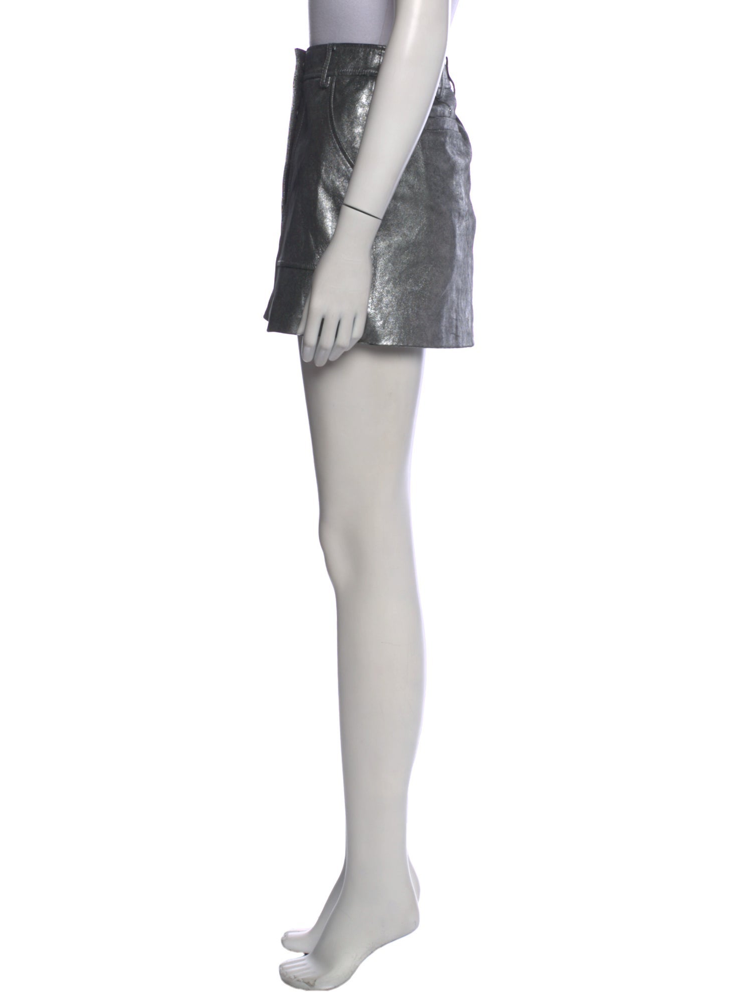 FRAME Lamb Leather Mini Skirt w/ Tags