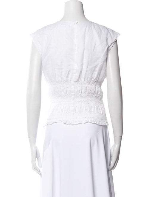 FRAME Bateau Neckline Sleeveless Top