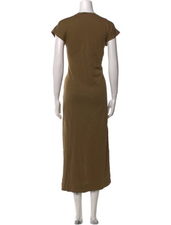 FRAME V-Neck Long Dress