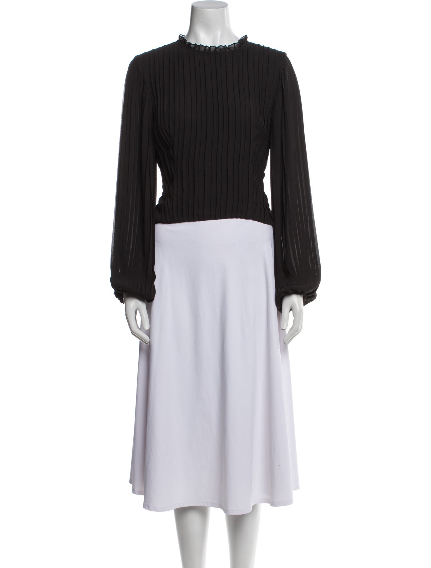 FRAME Mock Neck Long Sleeve Top