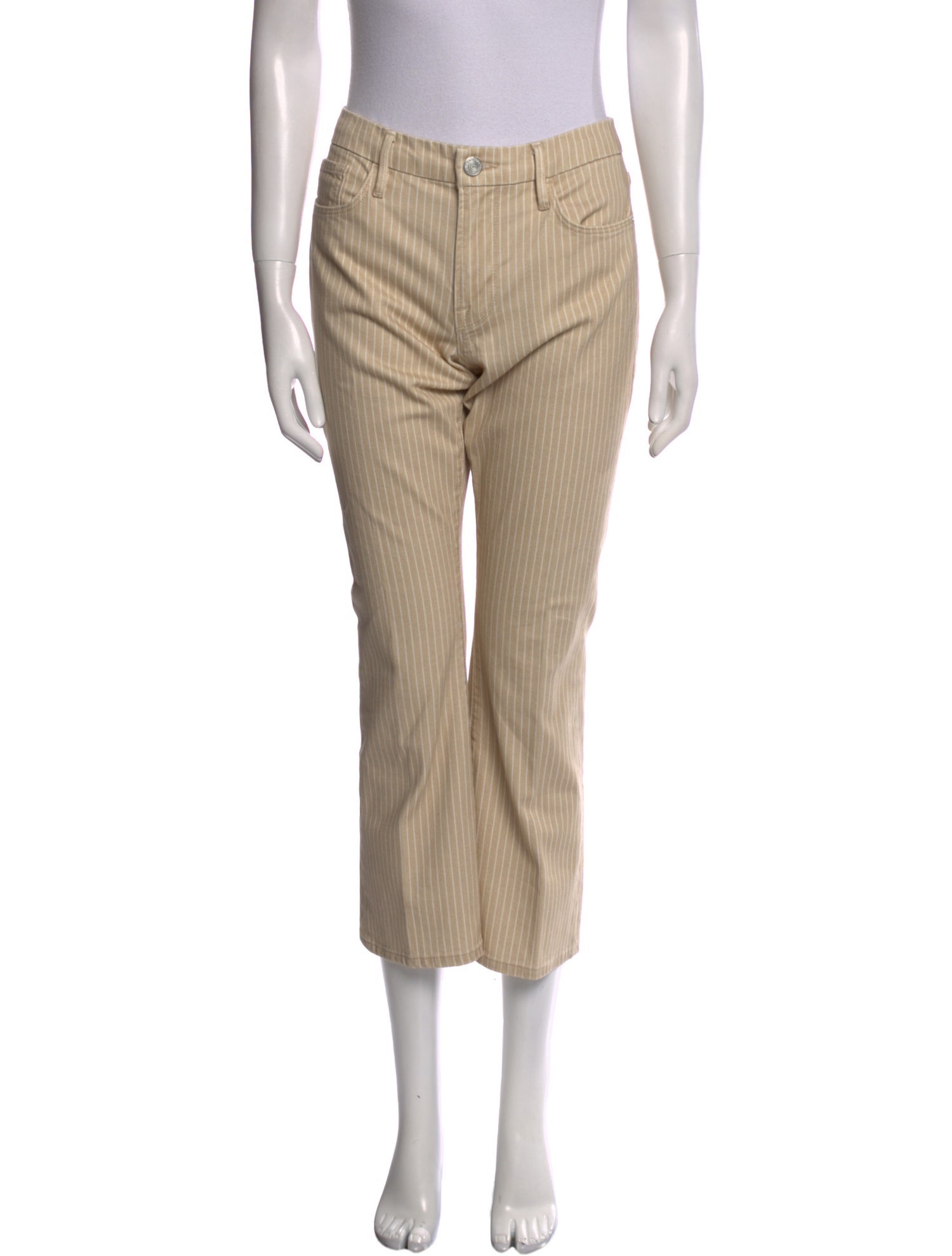 FRAME Striped Wide Leg Pants