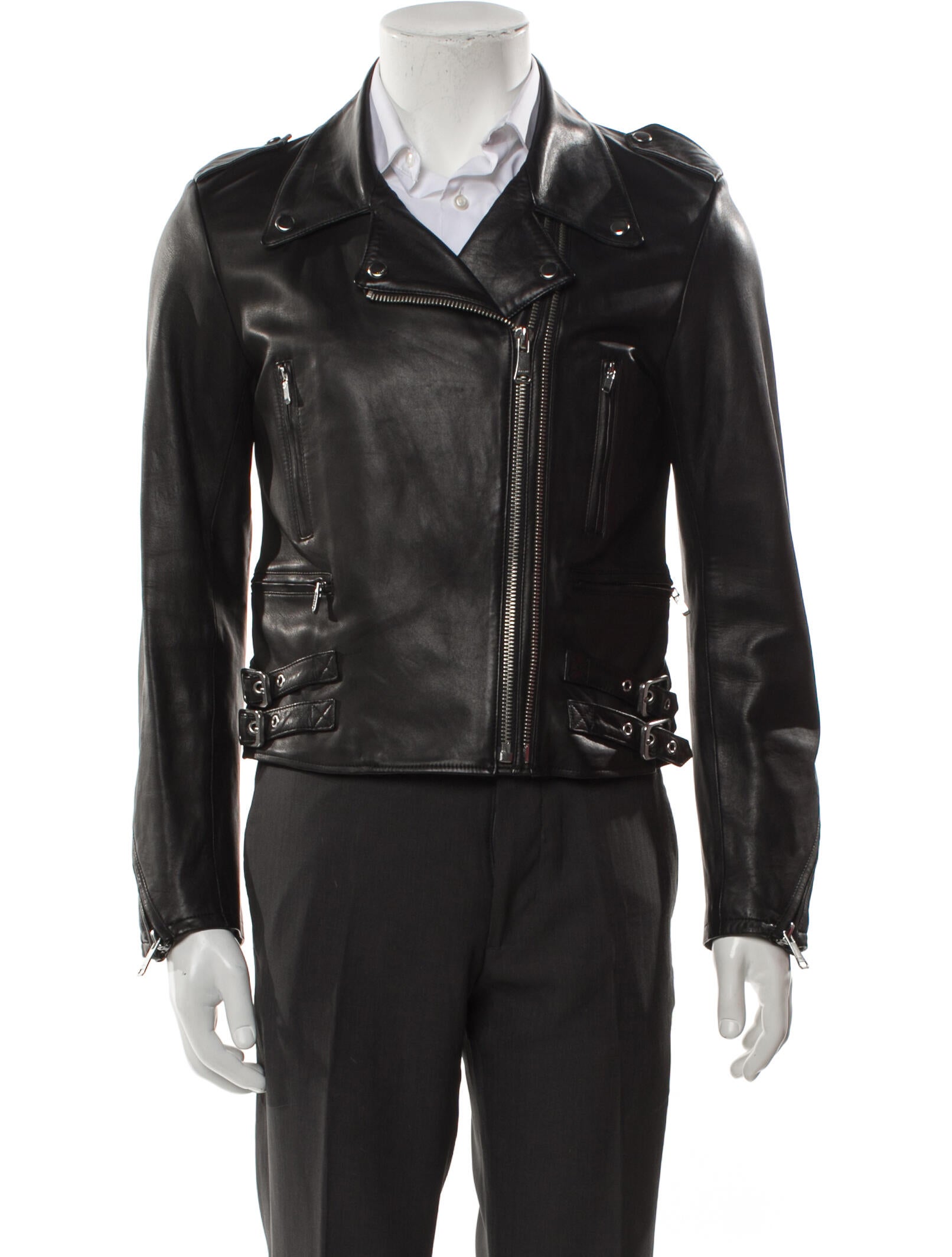 FRAME Lamb Leather Moto Jacket