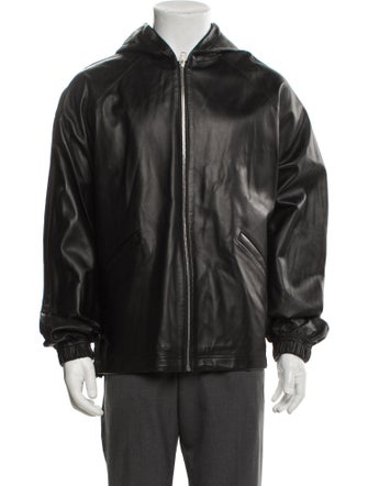 FRAME Lamb Leather Windbreaker