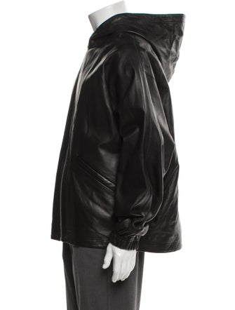 FRAME Lamb Leather Windbreaker