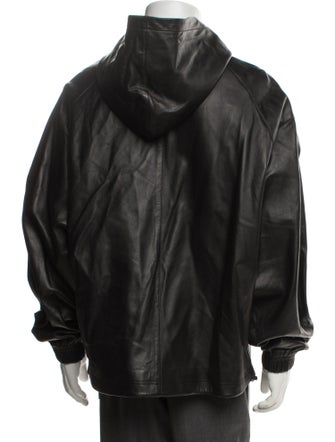 FRAME Lamb Leather Windbreaker