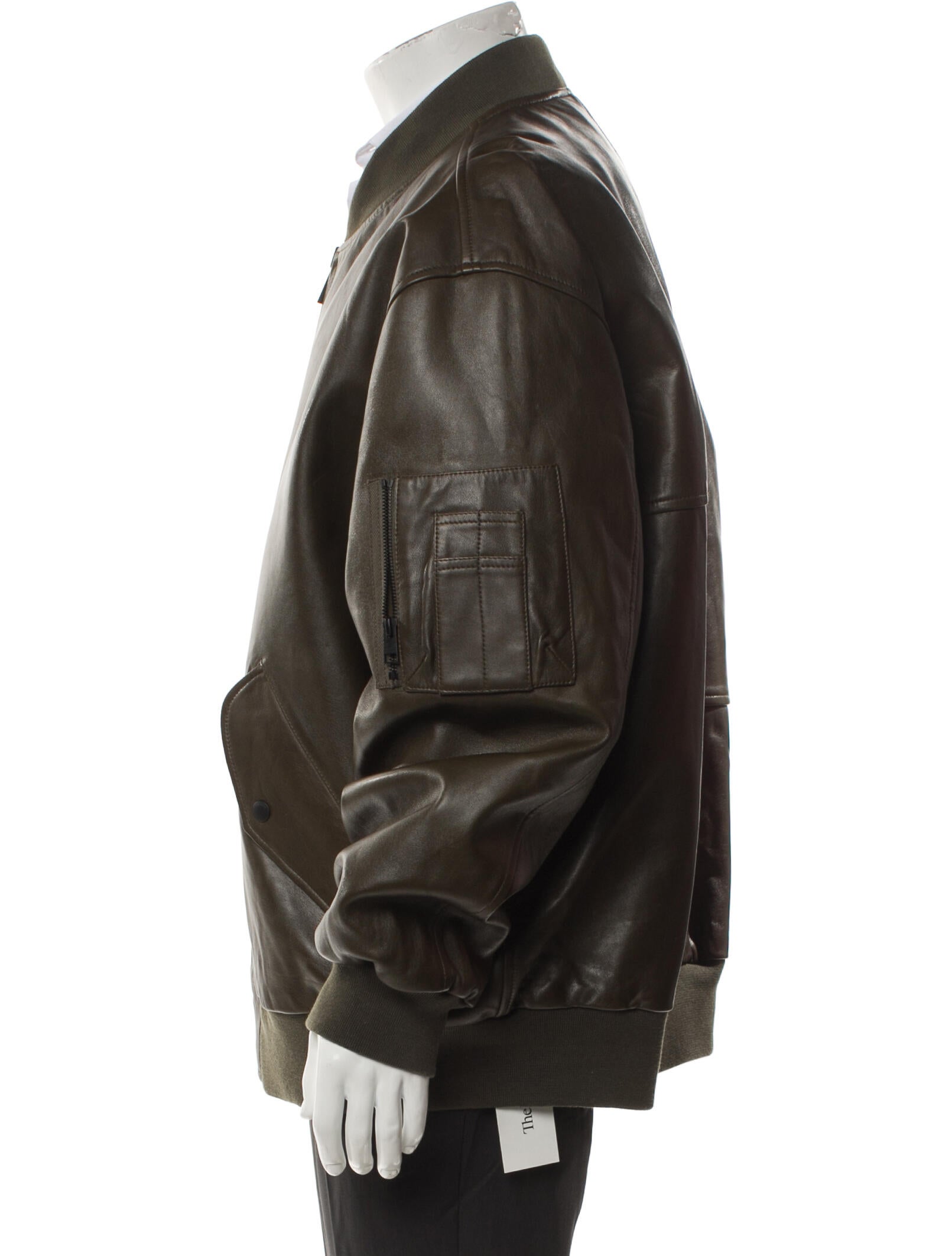 FRAME Lamb Leather Bomber Jacket w/ Tags