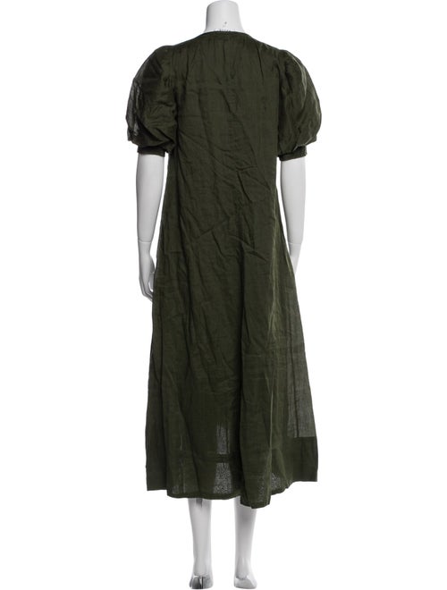 FRAME Crew Neck Long Dress