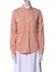 FRAME Long Sleeve Button-Up Top